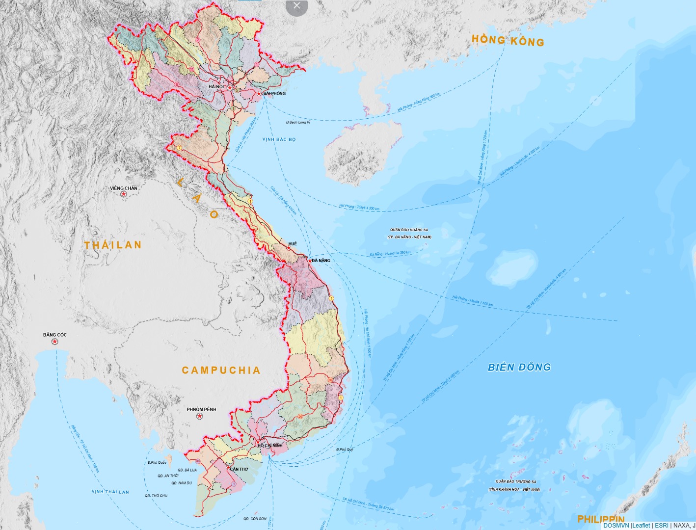 Bản đồ sáp nhập